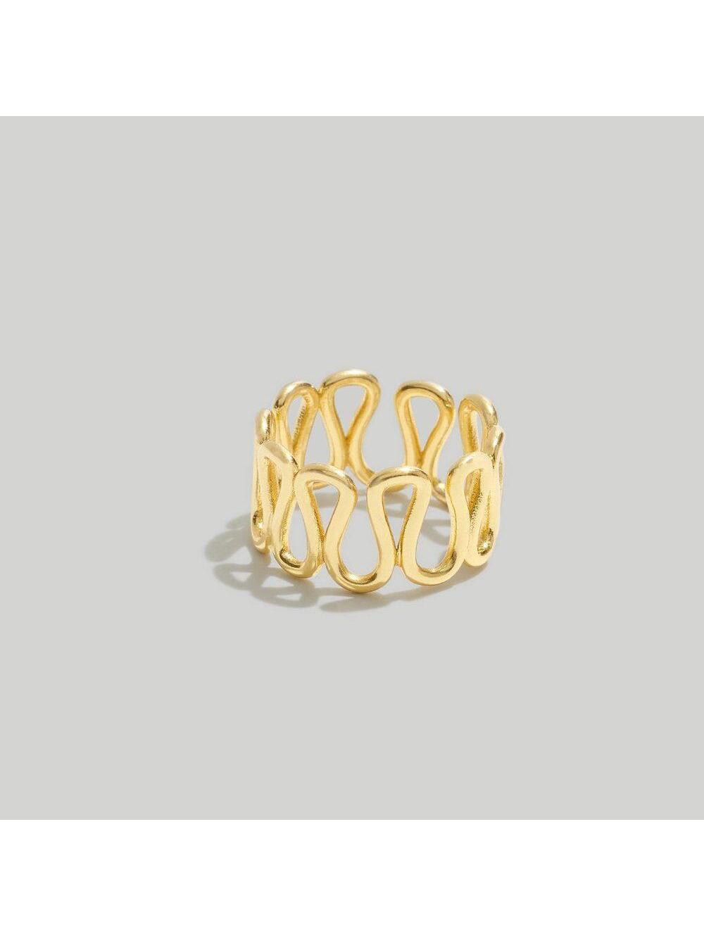 Madewell Wavy Ring Size 8